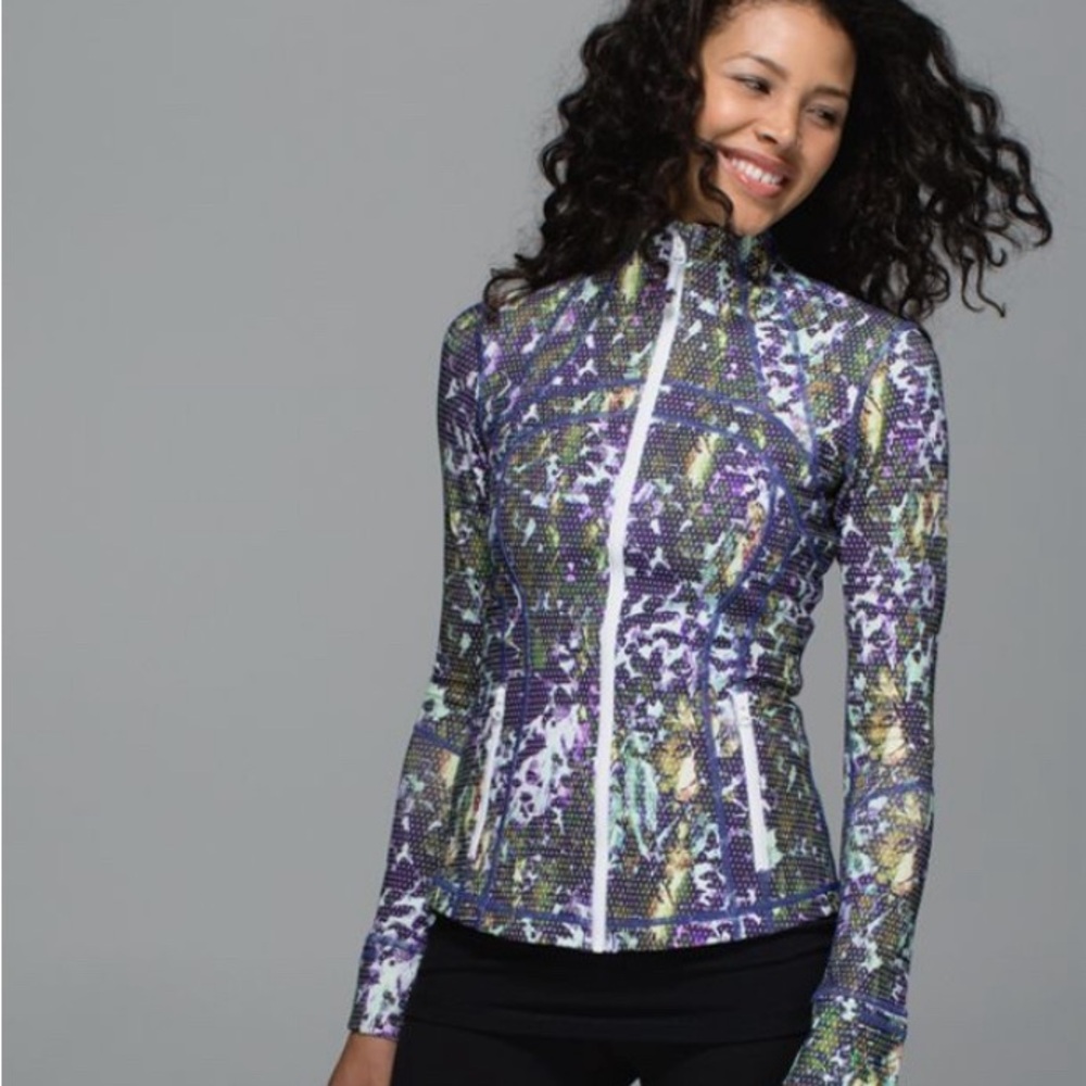 LULULEMON FLORAL DEFINE JACKET